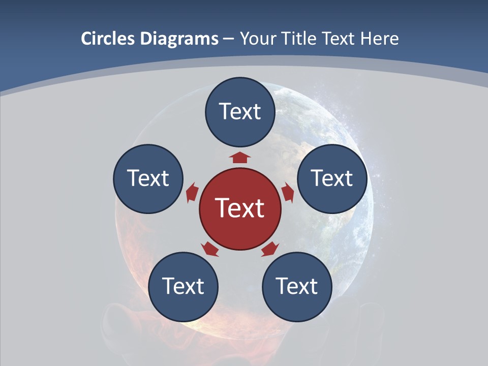 Crisis Global Space PowerPoint Template