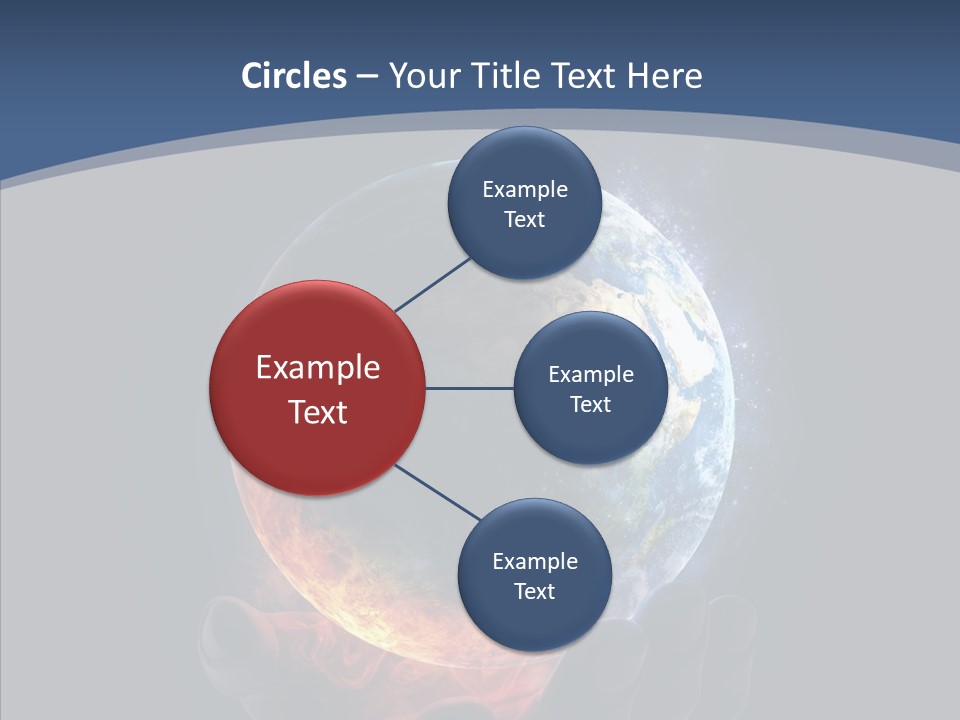 Crisis Global Space PowerPoint Template