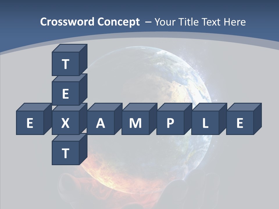 Crisis Global Space PowerPoint Template