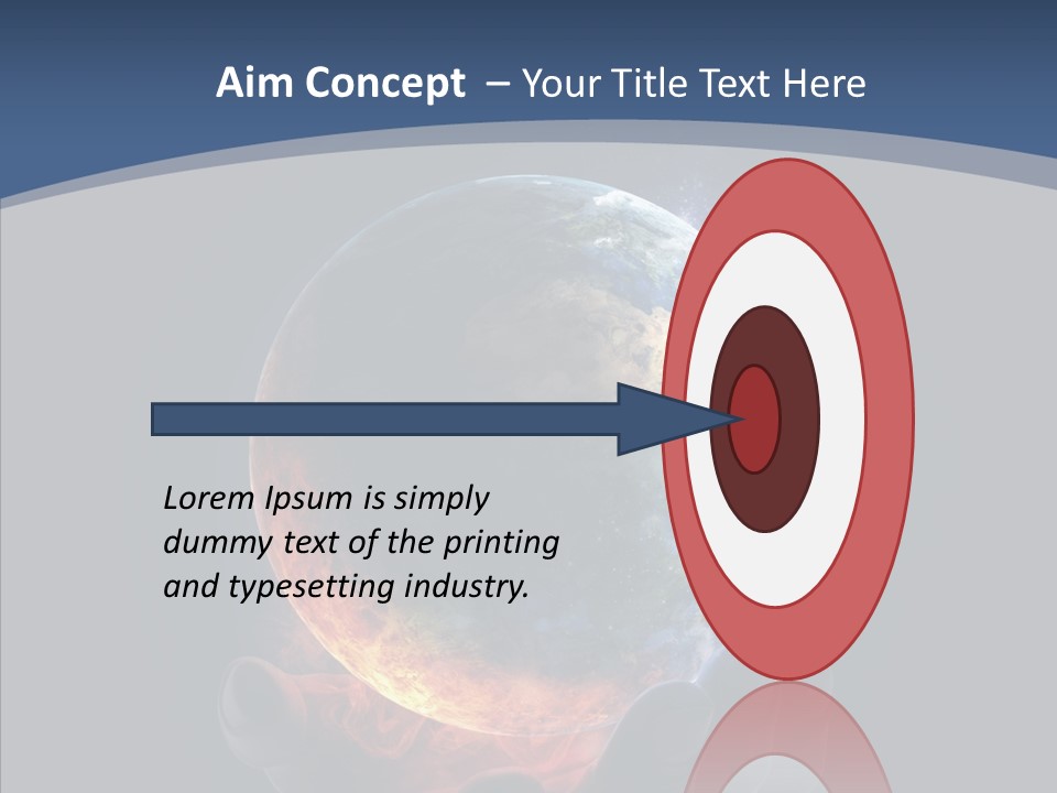 Crisis Global Space PowerPoint Template