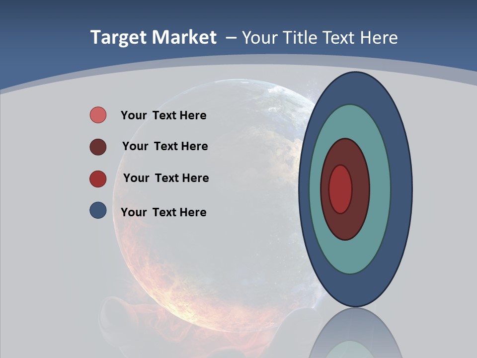 Crisis Global Space PowerPoint Template