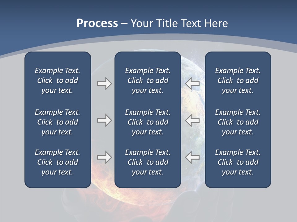 Crisis Global Space PowerPoint Template