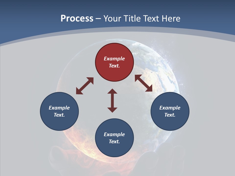 Crisis Global Space PowerPoint Template