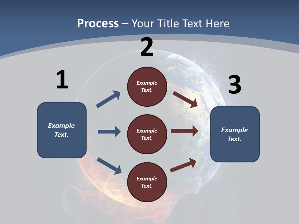 Crisis Global Space PowerPoint Template