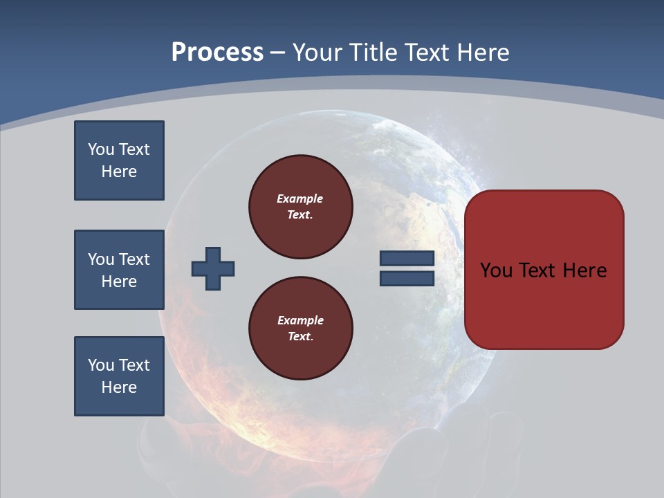 Crisis Global Space PowerPoint Template