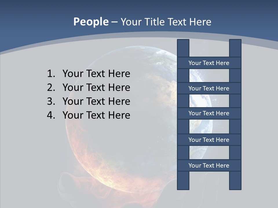Crisis Global Space PowerPoint Template