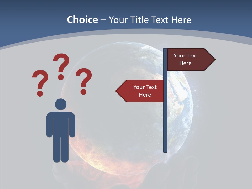 Crisis Global Space PowerPoint Template