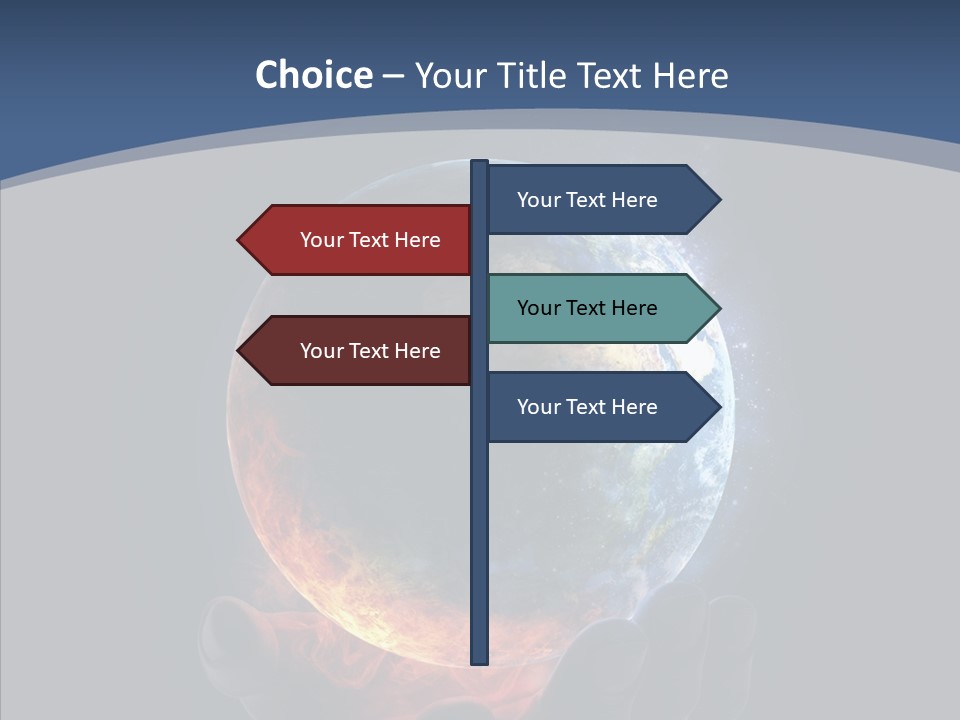 Crisis Global Space PowerPoint Template
