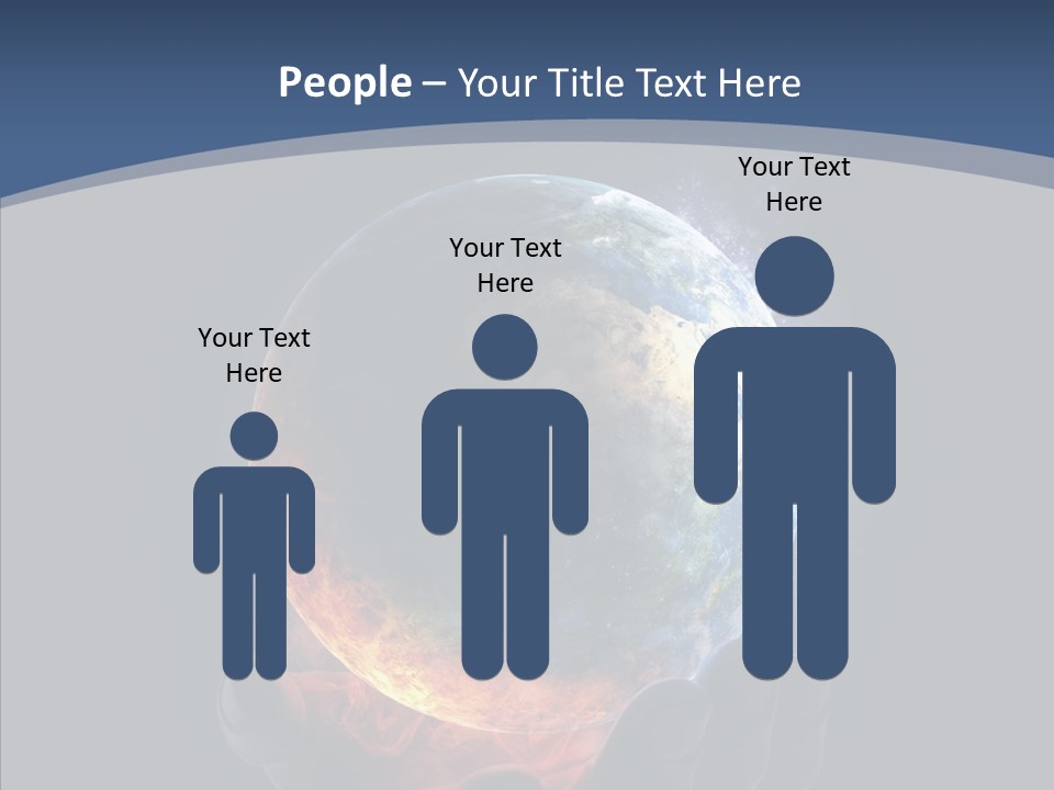 Crisis Global Space PowerPoint Template