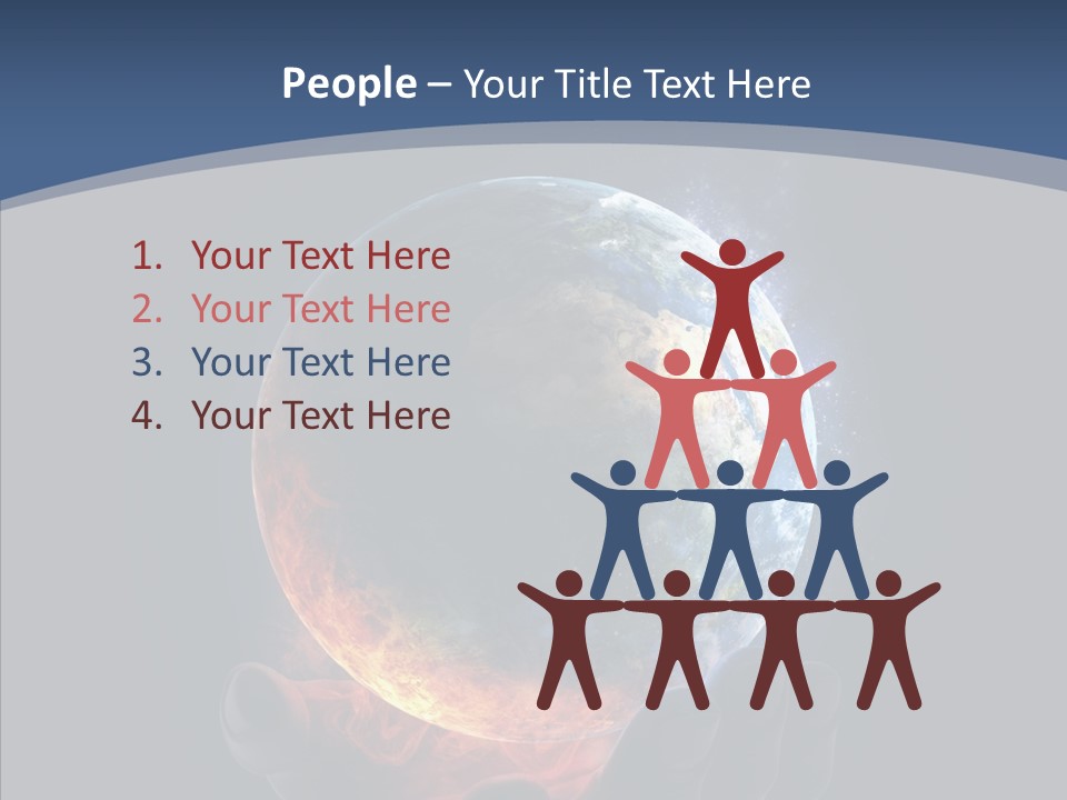 Crisis Global Space PowerPoint Template