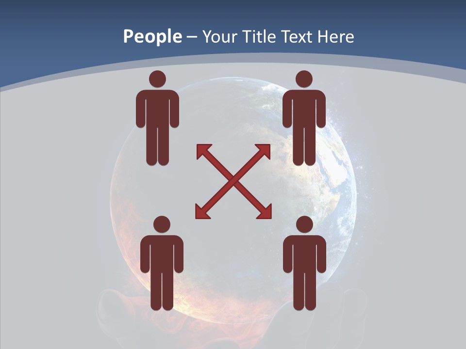 Crisis Global Space PowerPoint Template