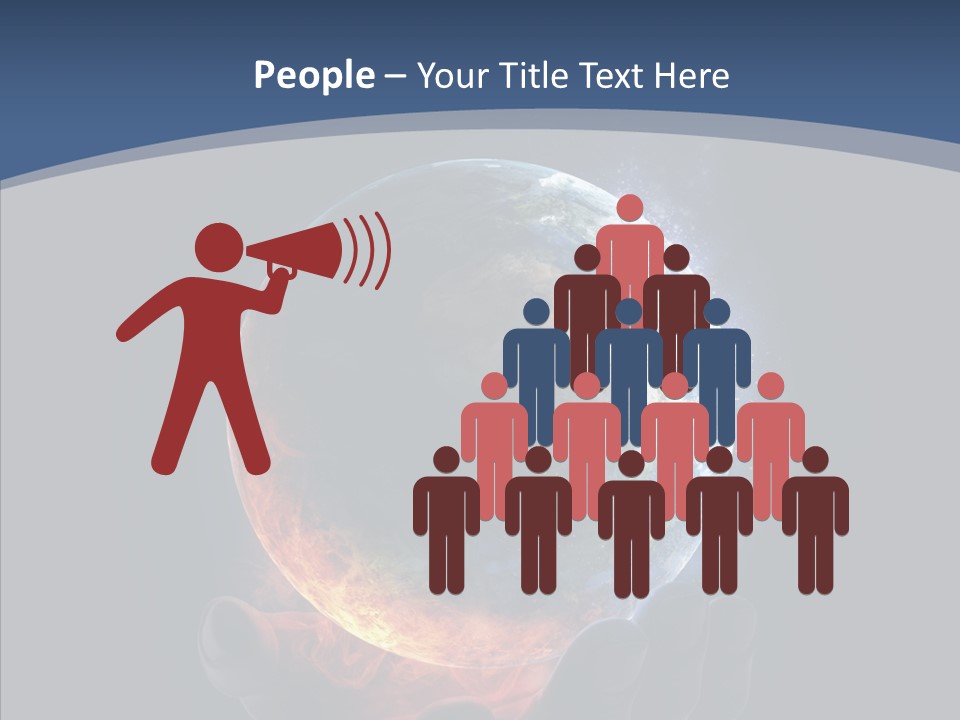 Crisis Global Space PowerPoint Template