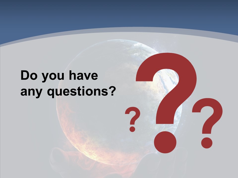 Crisis Global Space PowerPoint Template