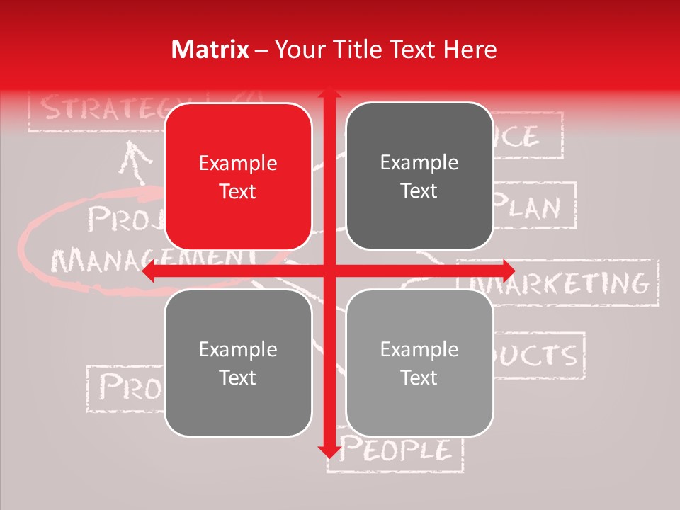 Finance Chalkboard Challenge PowerPoint Template