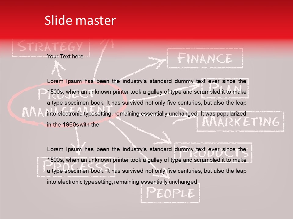 Finance Chalkboard Challenge PowerPoint Template