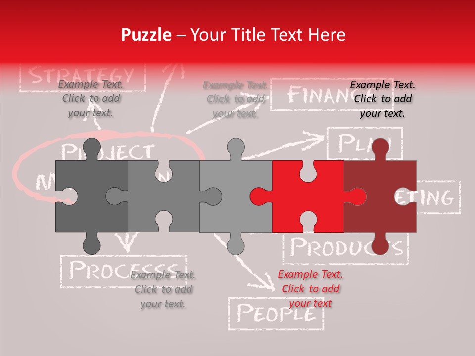 Finance Chalkboard Challenge PowerPoint Template