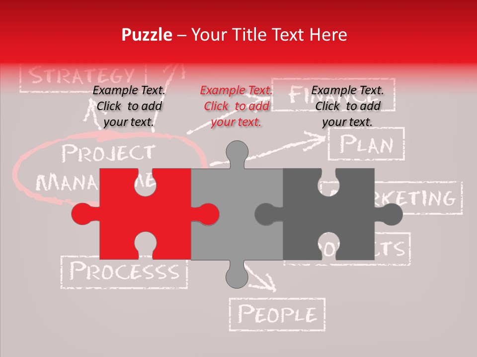 Finance Chalkboard Challenge PowerPoint Template