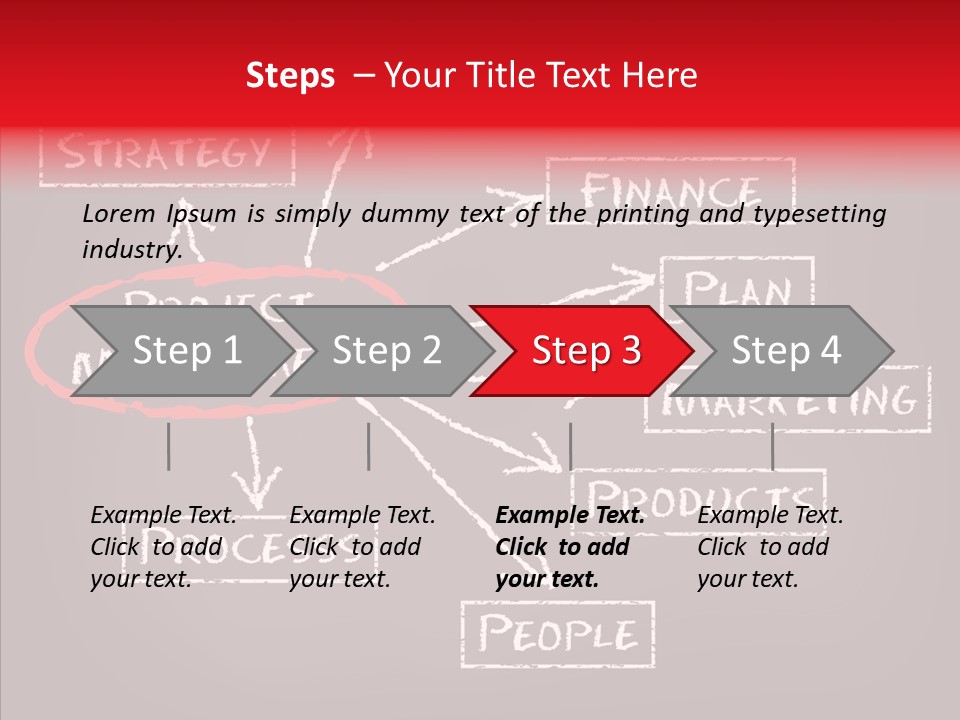 Finance Chalkboard Challenge PowerPoint Template