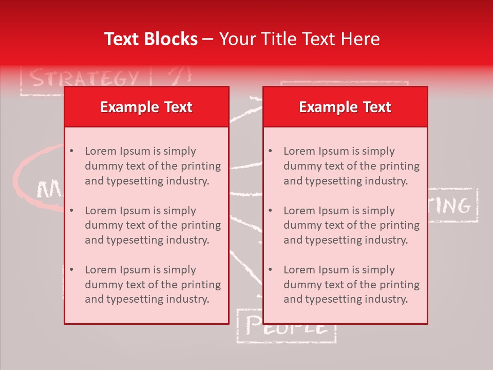 Finance Chalkboard Challenge PowerPoint Template