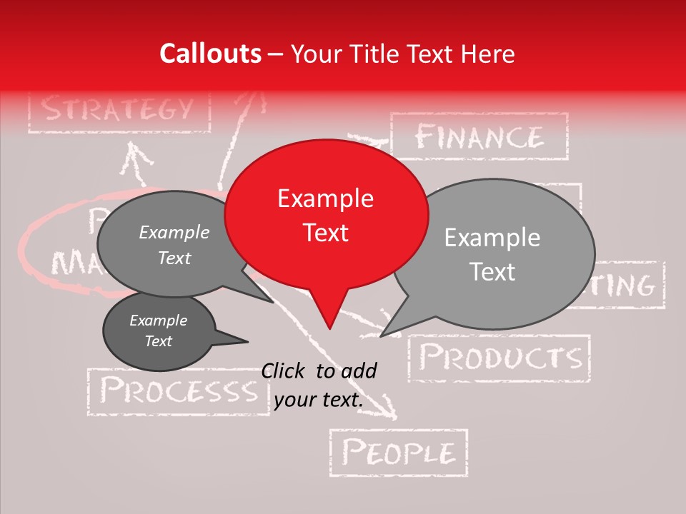 Finance Chalkboard Challenge PowerPoint Template