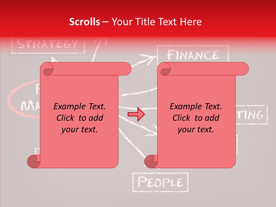 Finance Chalkboard Challenge PowerPoint Template