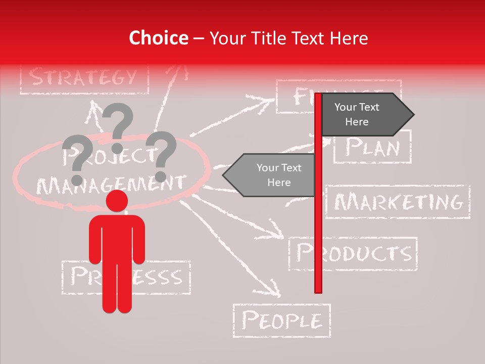 Finance Chalkboard Challenge PowerPoint Template
