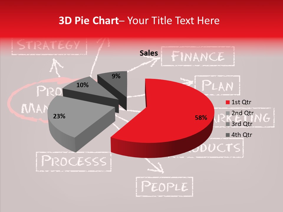 Finance Chalkboard Challenge PowerPoint Template
