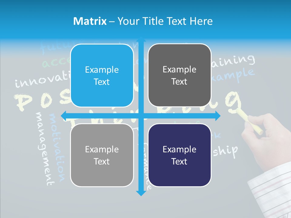 Flow Chart Inspire Writing PowerPoint Template