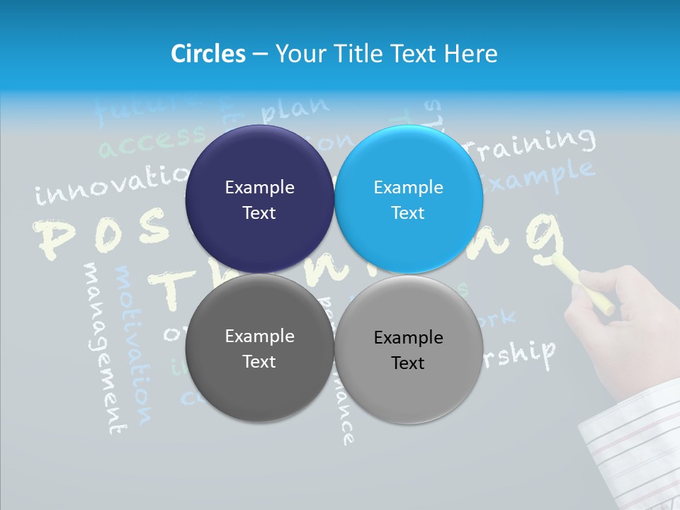 Flow Chart Inspire Writing PowerPoint Template