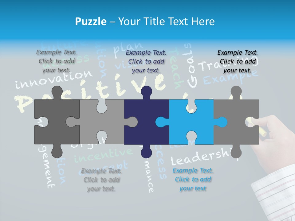 Flow Chart Inspire Writing PowerPoint Template