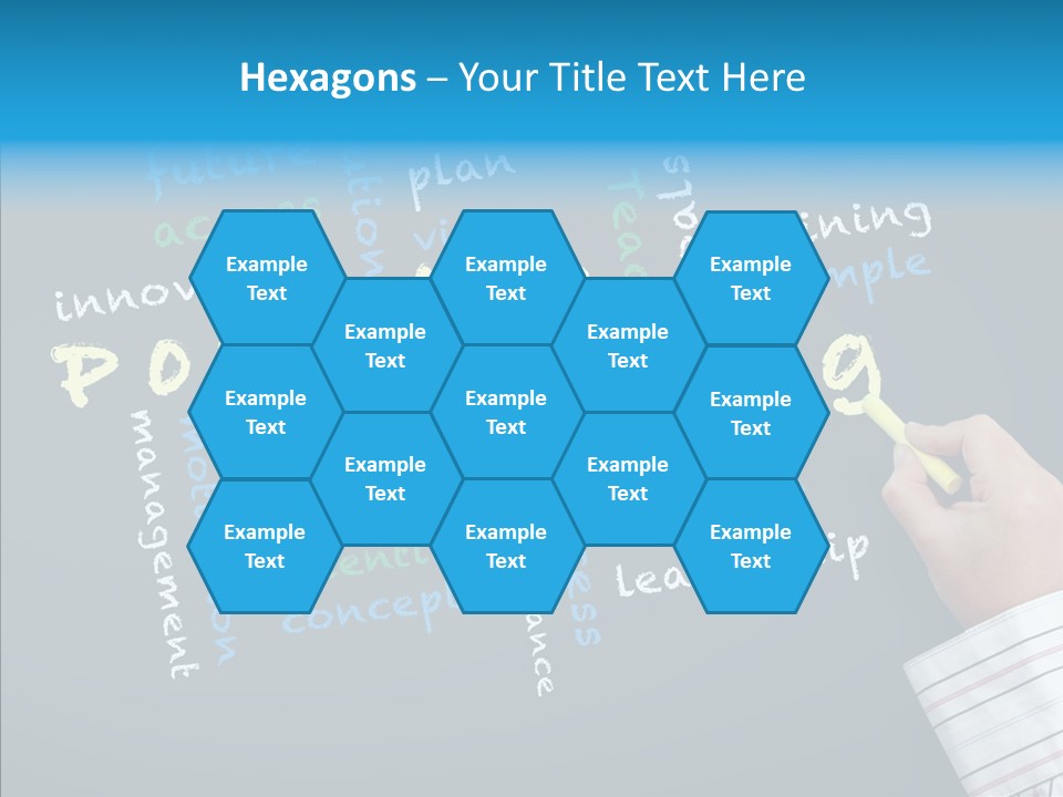 Flow Chart Inspire Writing PowerPoint Template