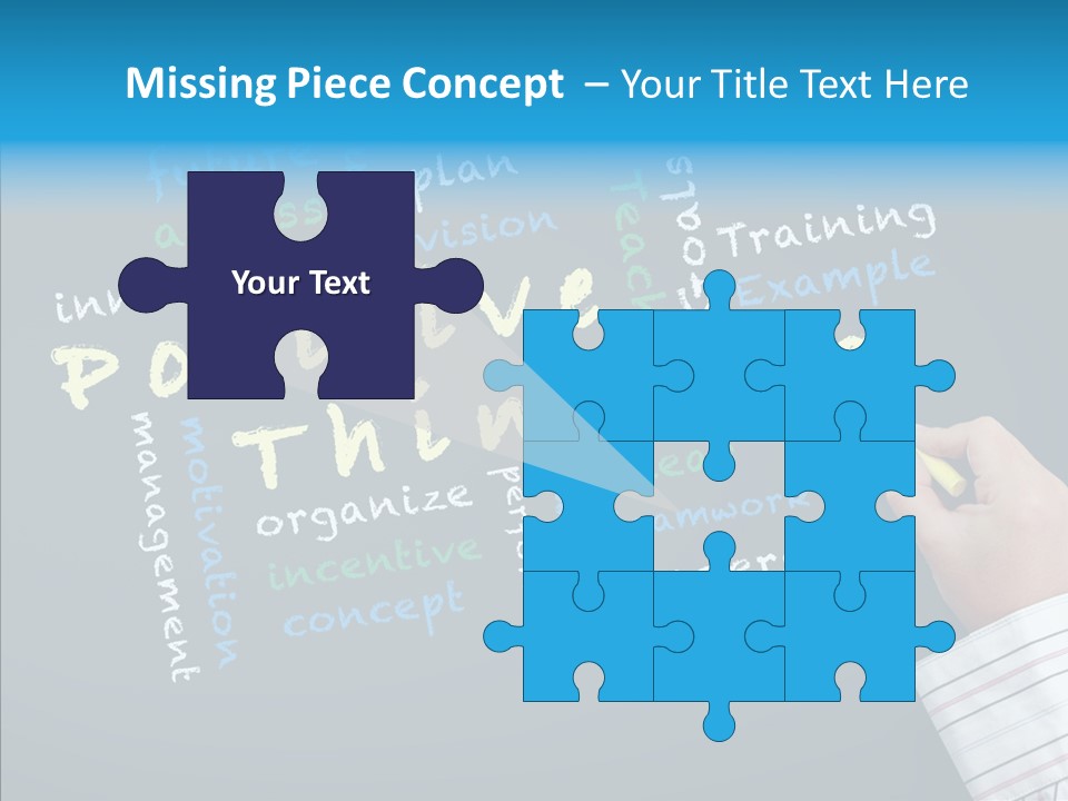 Flow Chart Inspire Writing PowerPoint Template