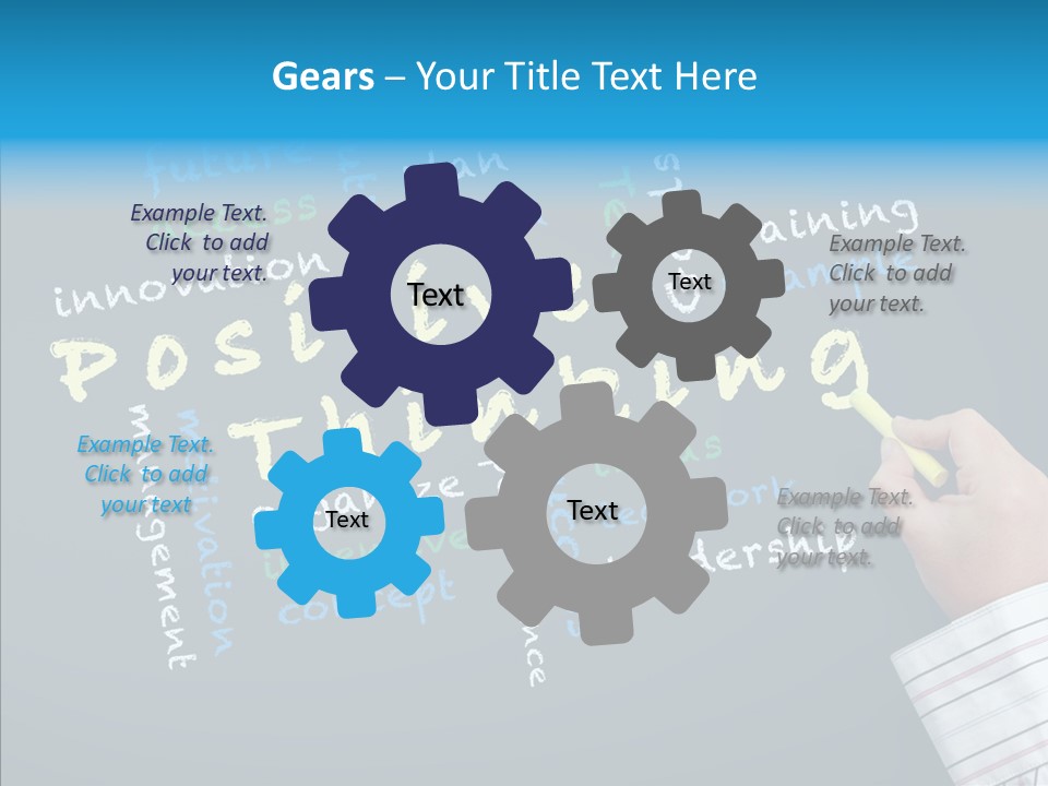 Flow Chart Inspire Writing PowerPoint Template