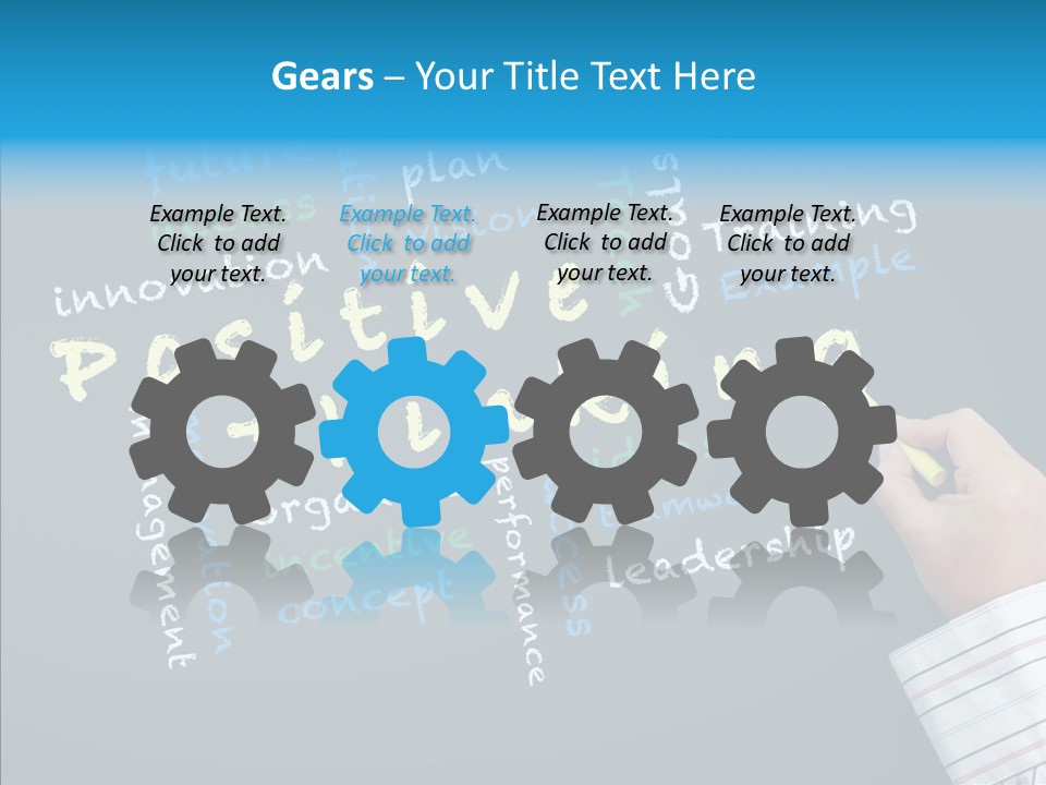 Flow Chart Inspire Writing PowerPoint Template