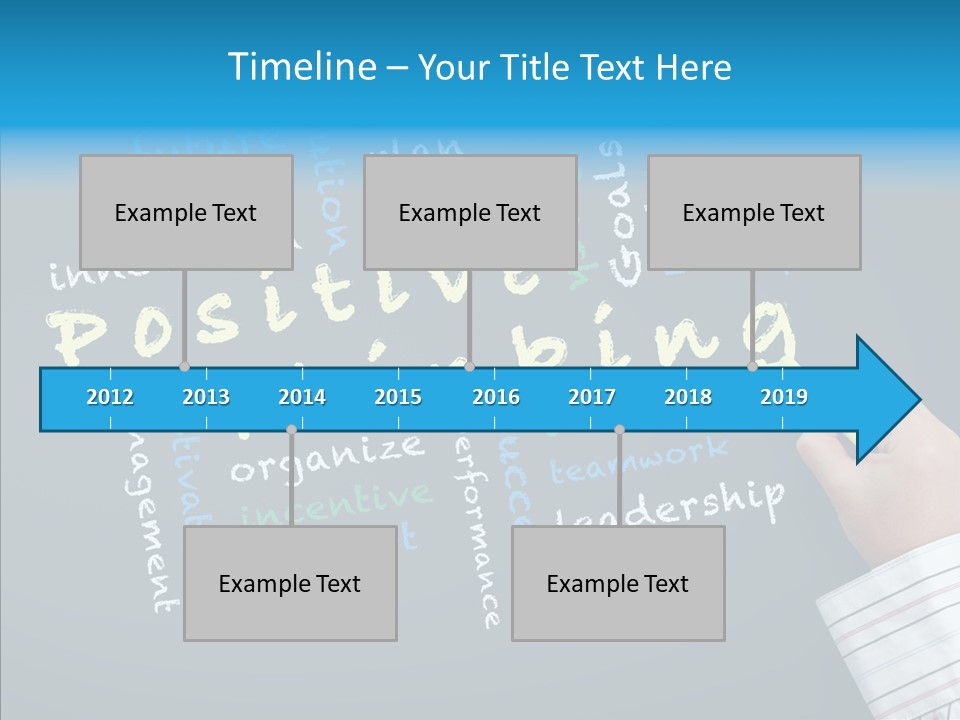 Flow Chart Inspire Writing PowerPoint Template