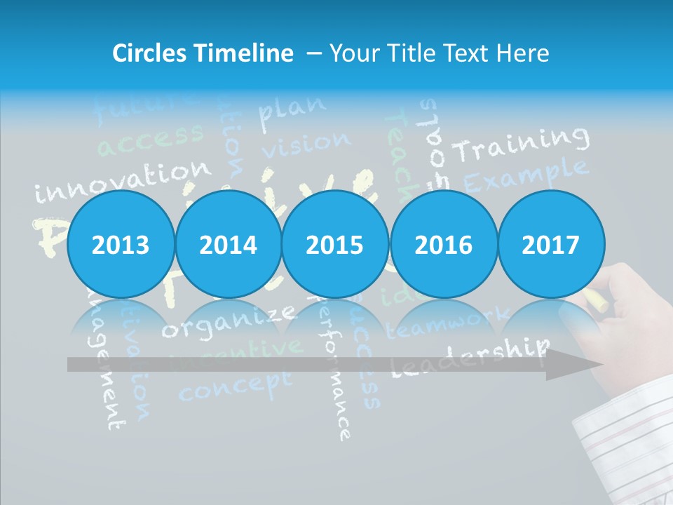 Flow Chart Inspire Writing PowerPoint Template