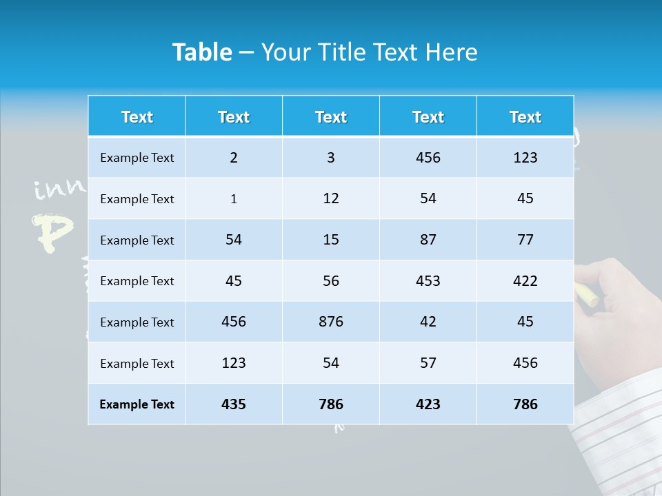 Flow Chart Inspire Writing PowerPoint Template