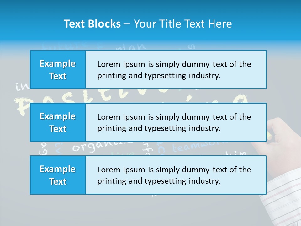 Flow Chart Inspire Writing PowerPoint Template