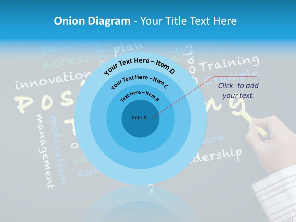 Flow Chart Inspire Writing PowerPoint Template