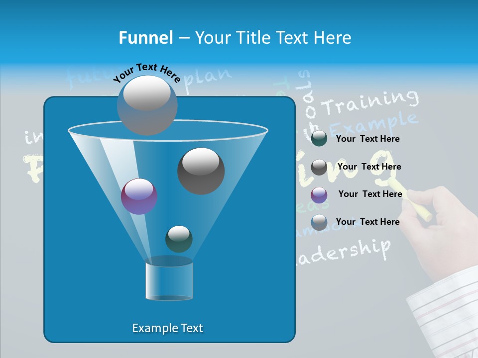 Flow Chart Inspire Writing PowerPoint Template
