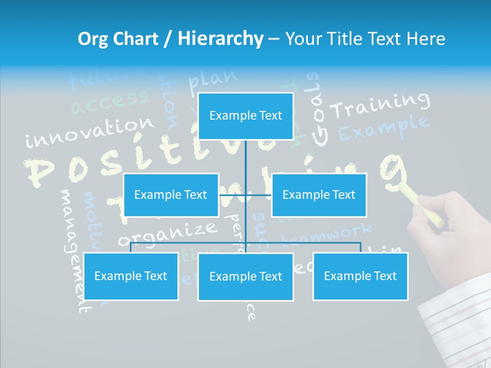 Flow Chart Inspire Writing PowerPoint Template