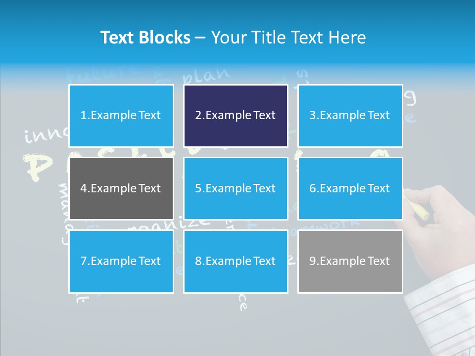 Flow Chart Inspire Writing PowerPoint Template