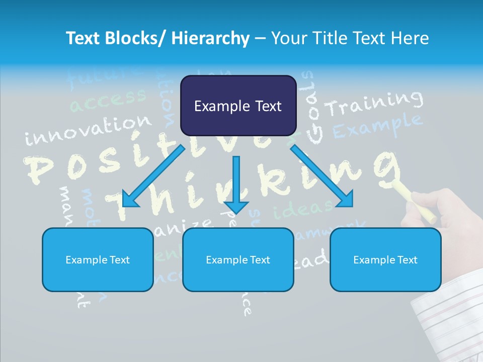 Flow Chart Inspire Writing PowerPoint Template