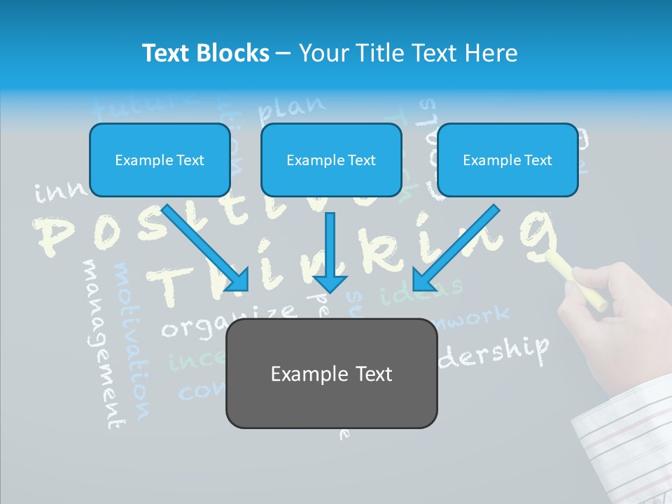 Flow Chart Inspire Writing PowerPoint Template