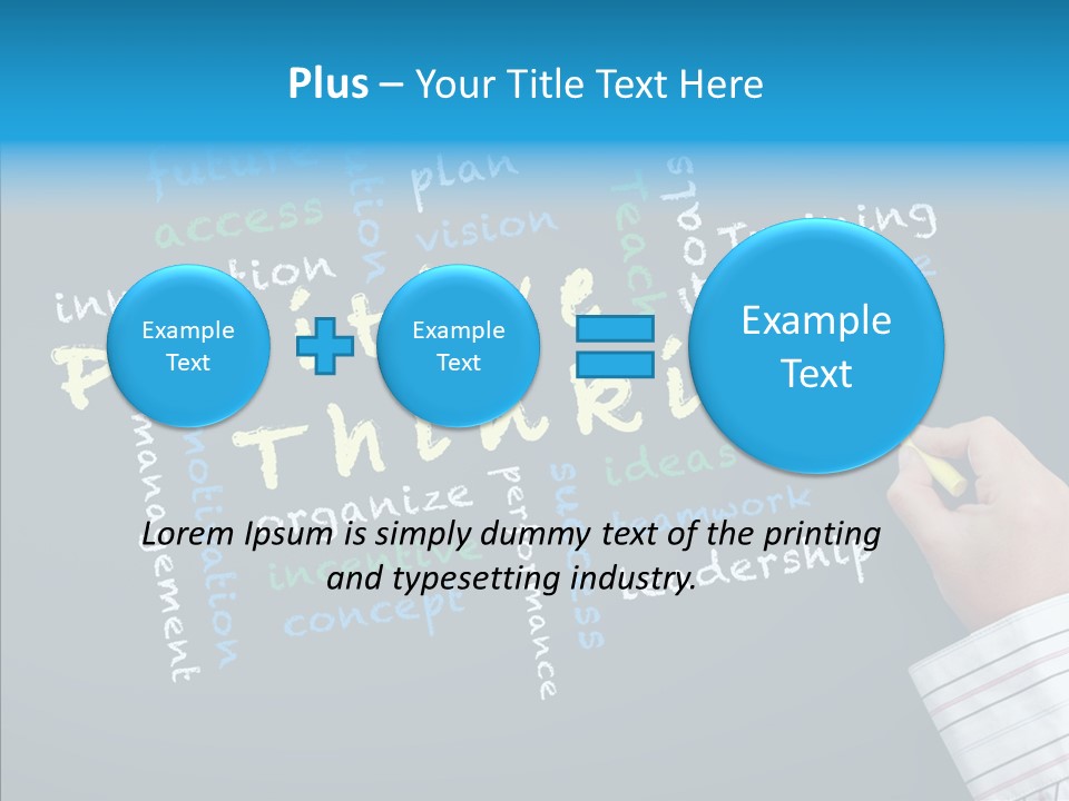 Flow Chart Inspire Writing PowerPoint Template