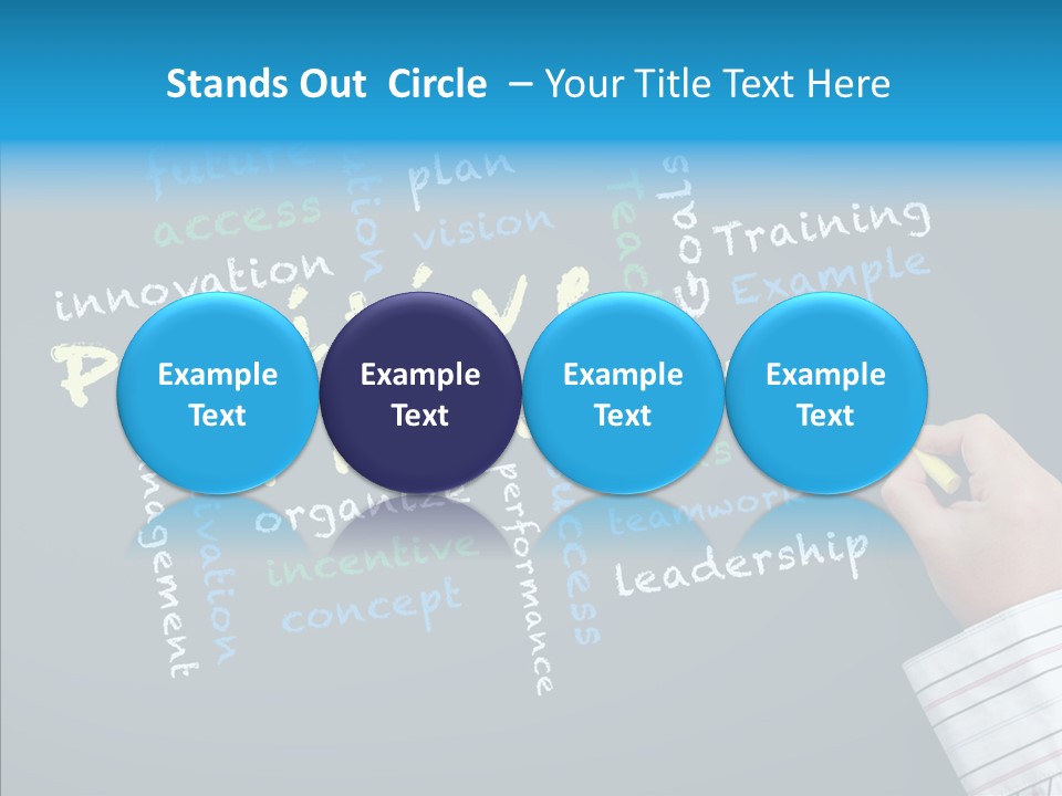 Flow Chart Inspire Writing PowerPoint Template