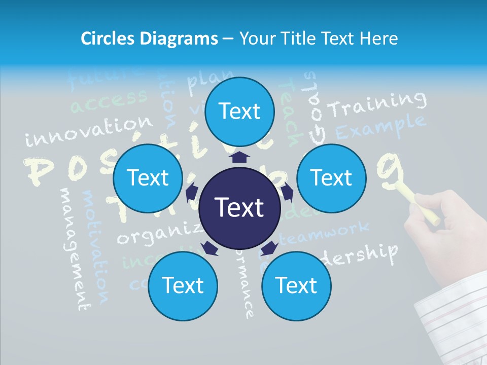 Flow Chart Inspire Writing PowerPoint Template