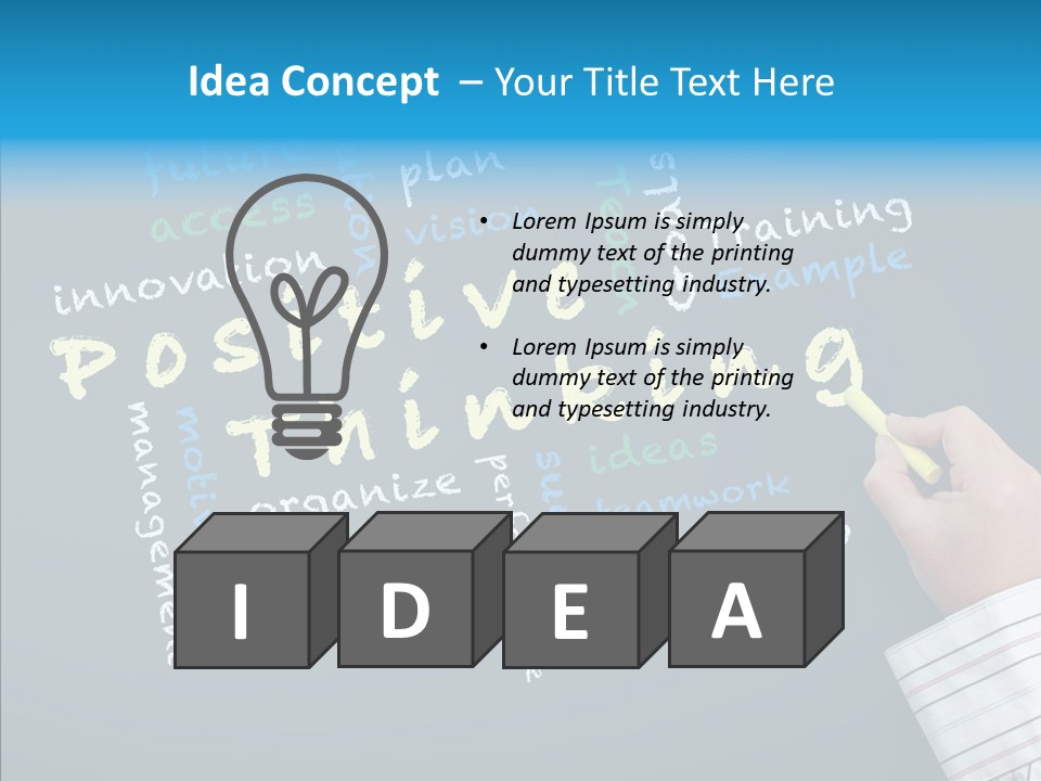 Flow Chart Inspire Writing PowerPoint Template