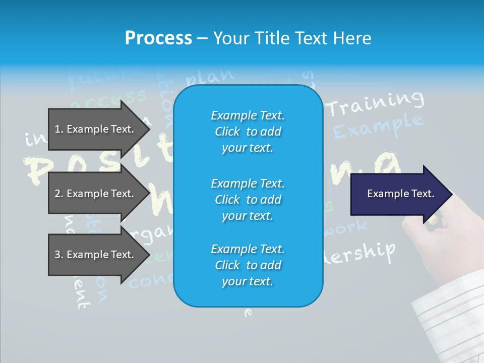 Flow Chart Inspire Writing PowerPoint Template