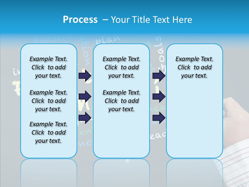 Flow Chart Inspire Writing PowerPoint Template
